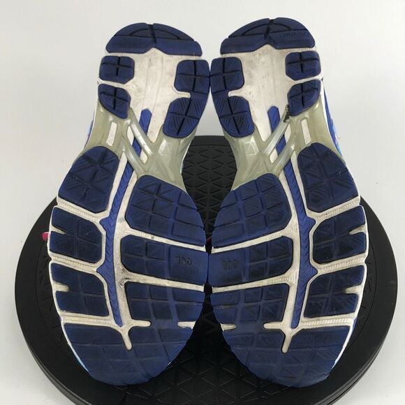 Asics Gel-Kayano 21 Blue/Pink Athletic Running Shoes T4H7N Women’s Size 8 - Picture 10 of 12